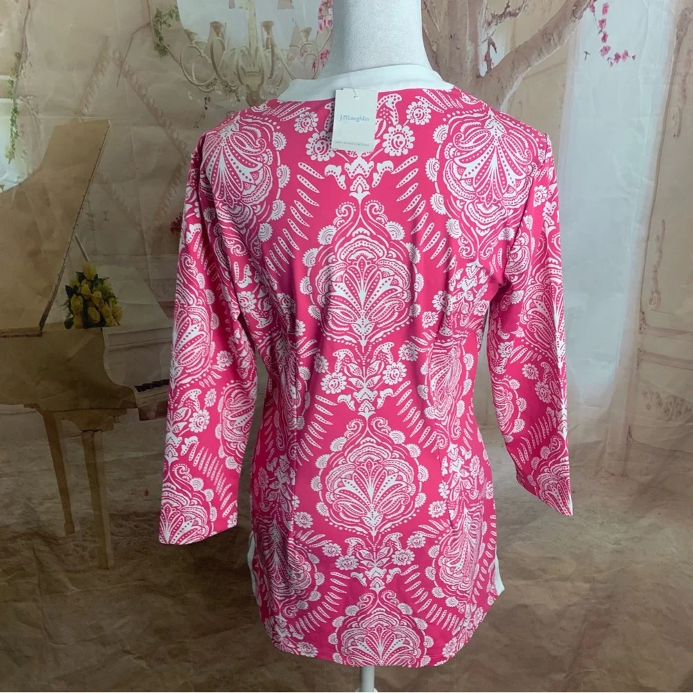 NEW Jmclaughlin boca tunic saraphine pink